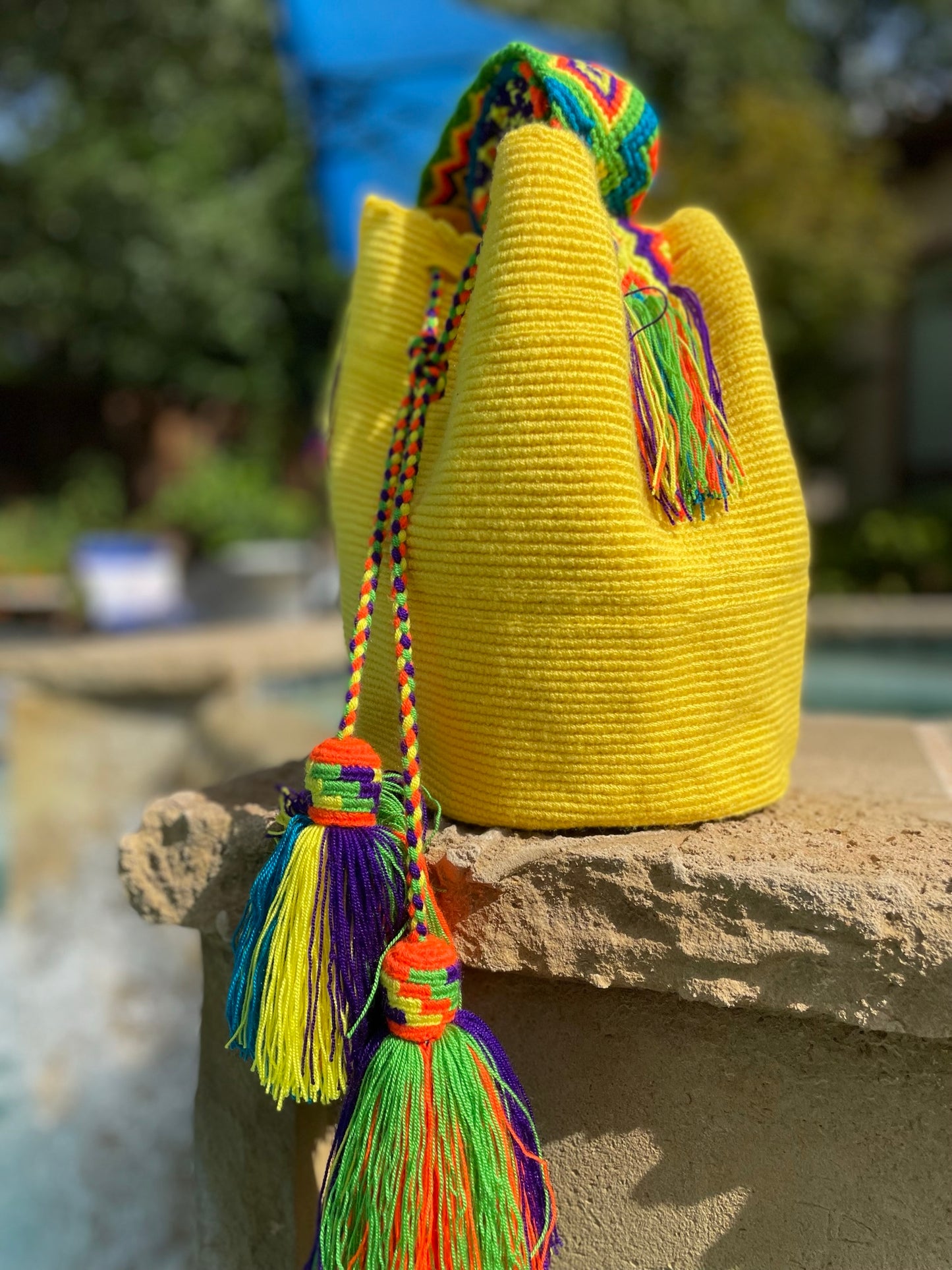 MIRA Hand woven one of a kind Colombian cross body bag