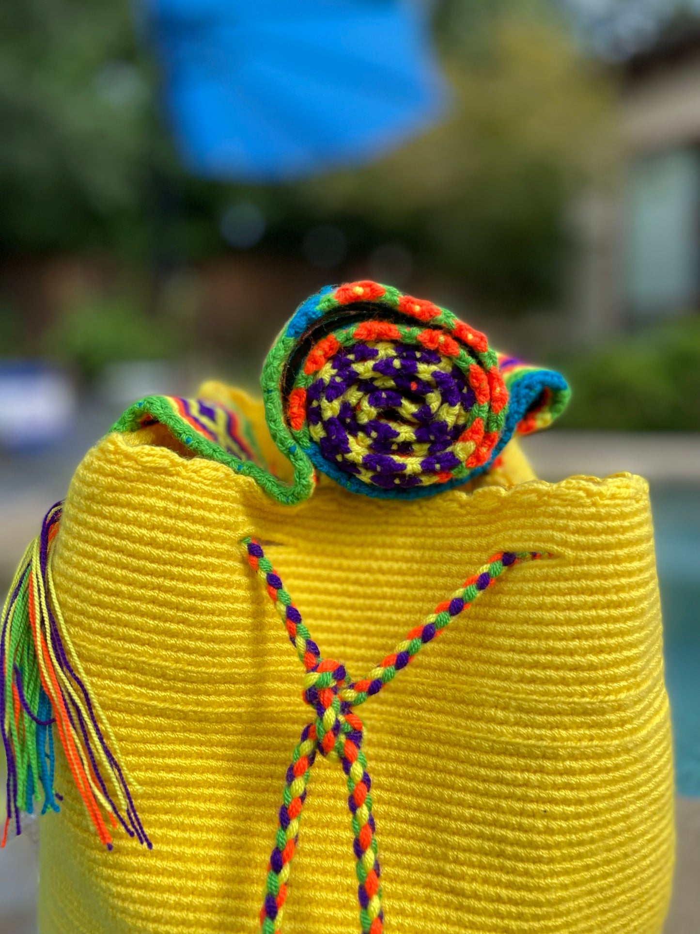 MIRA Hand woven one of a kind Colombian cross body bag